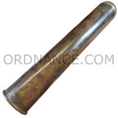 6-inch 47cal Mark 4 Brass cartridge case remade into Mark 3 Mod 0 brass dummy cartridge