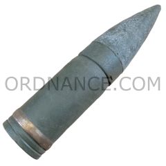 A-7-135 75mm 75x350R tank guns M2 thru M6 M61A1 A.P.C projectile. Appr. 13x3in