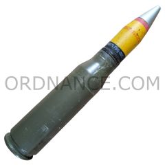 25mm 25x137 Bushmaster PGU 32U Saphei-T round with fired case poor condition projectile